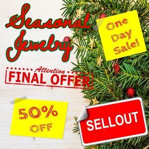 Christmas, Halloween, Valentine's Day Jewelry